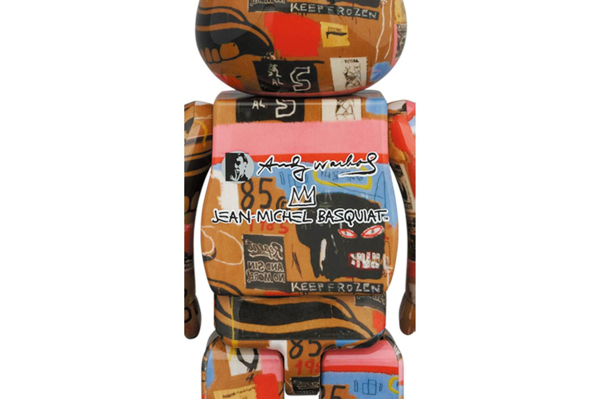 Bearbrick Andy Warhol x JEAN-MICHEL BASQUIAT #2 100% & 400% Set - view 2