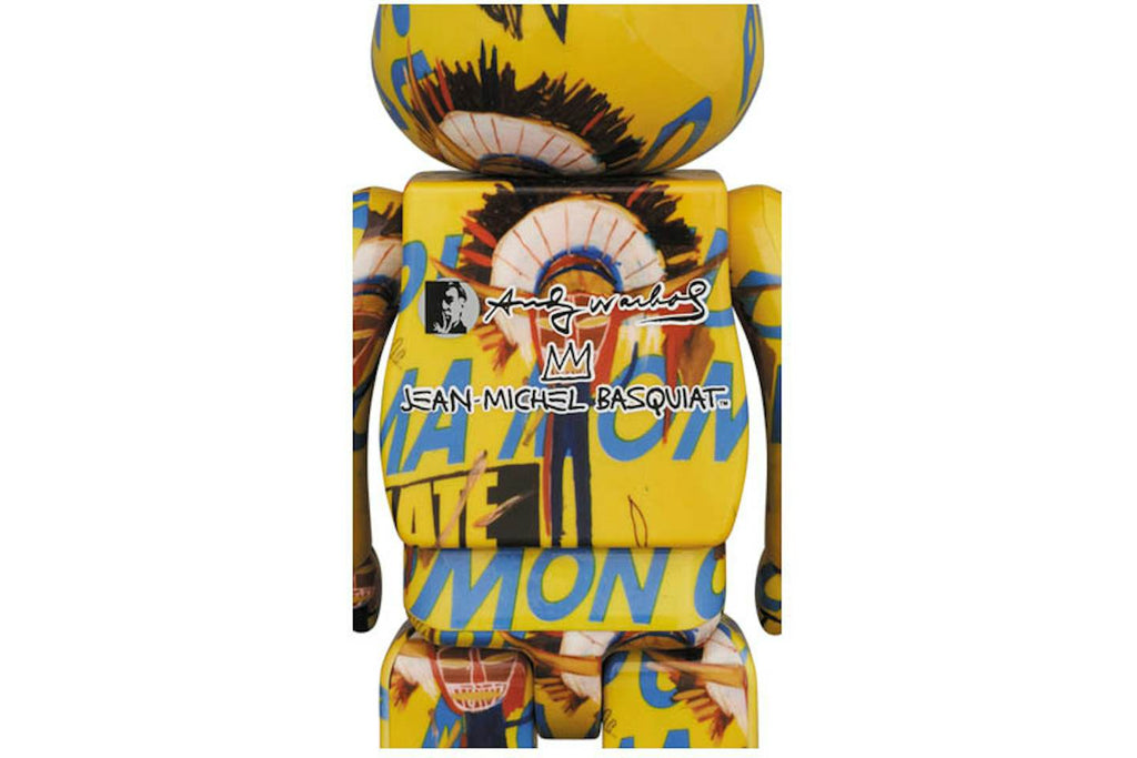 Bearbrick Andy Warhol x Jean-Michel Basquiat #3 100% & 400% Set - view 3