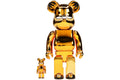 Bearbrick Garfield 100% & 400% Set Gold Chrome Ver. - view 1