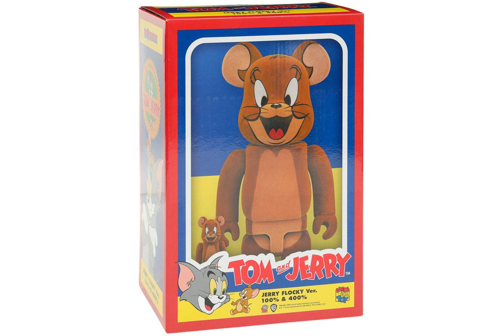 Bearbrick Tom and Jerry: Jerry Flocky 100% & 400% Set - view 3