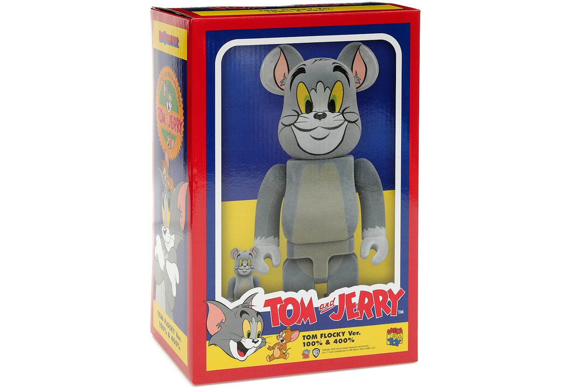 Bearbrick Tom and Jerry: Tom Flocky 100% & 400% Set - view 3