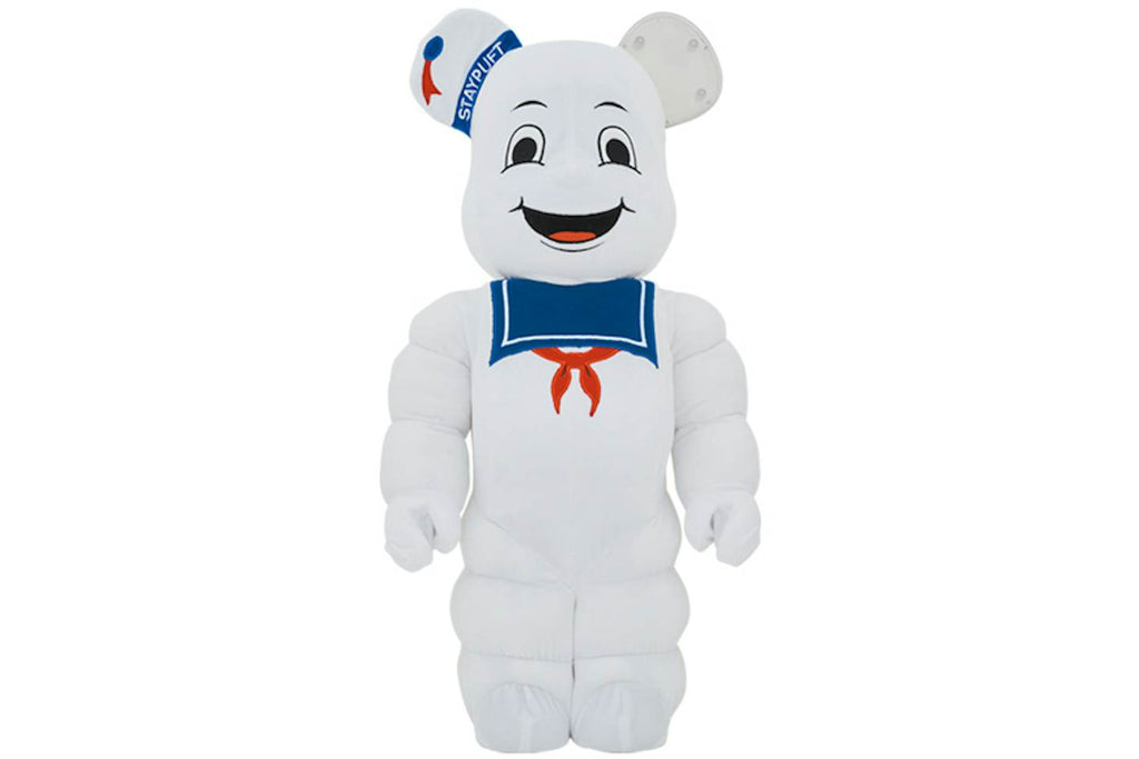 Bearbrick x Ghostbusters Stay Puft Marshmallow Man Costume Version 1000% - view 1