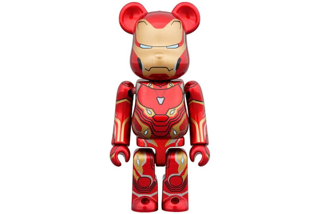 Bearbrick x Marvel Iron Man Mark 50 100% & 400% Set - view 2