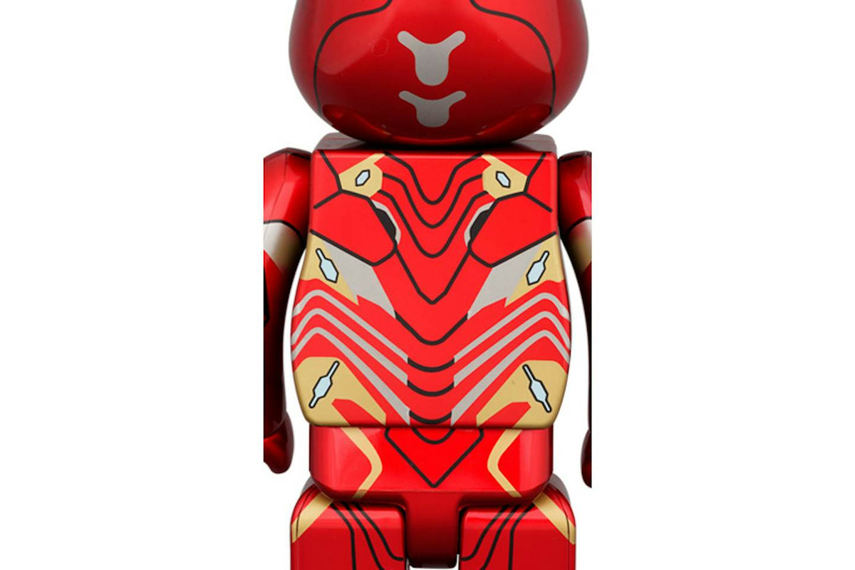 Bearbrick x Marvel Iron Man Mark 50 100% & 400% Set - view 3