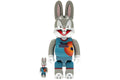 Bearbrick x Space Jam: A New Legacy Rabbrick Bugs Bunny 100% & 400% Set Grey - view 1