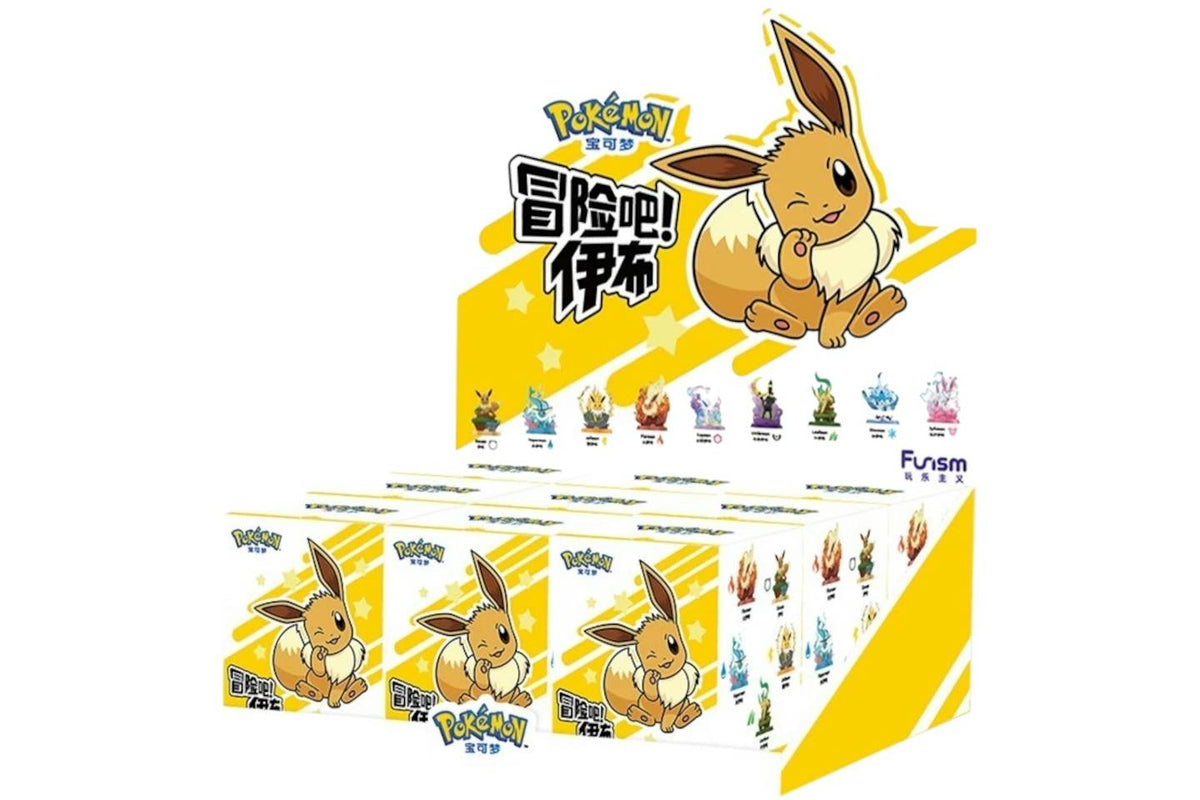 Funism Pokemon Adventure Eevee Series Figure Sealed Case (9 Blind Box)