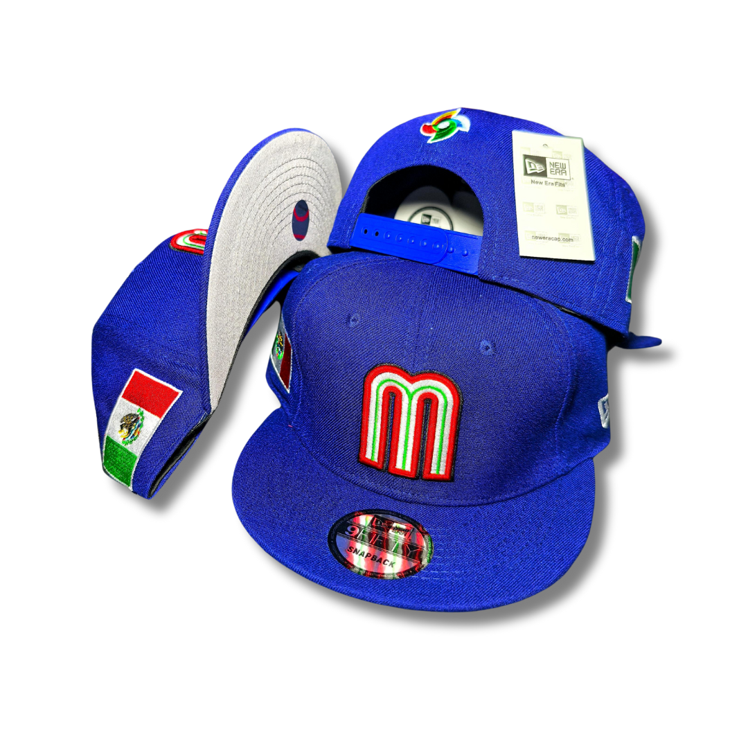 New Era 59FIFTY Mexico World Baseball Classic Hat Blue