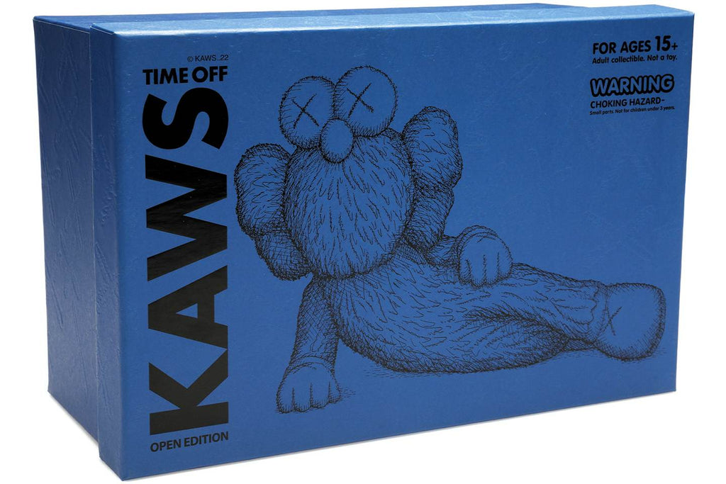 KAWS TIME OFF Vinyl Figure Blue - view 2