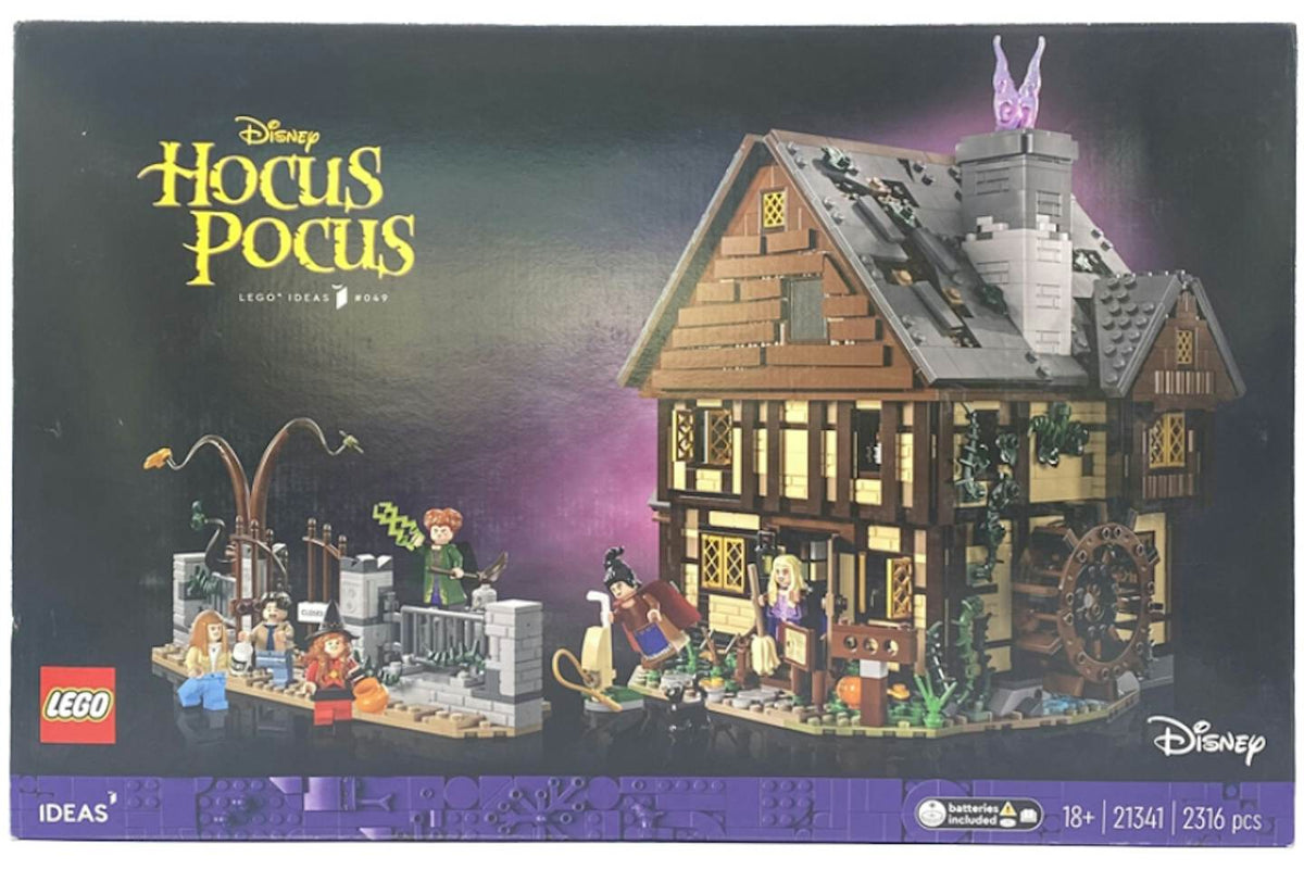 LEGO Ideas Disney Hocus Pocus: The Sanderson Sisters' Cottage Set 21341