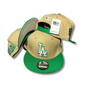 New Era Dodgers Beige 2 Tone South Bend Lucky Vegas 59FIFTY Cap