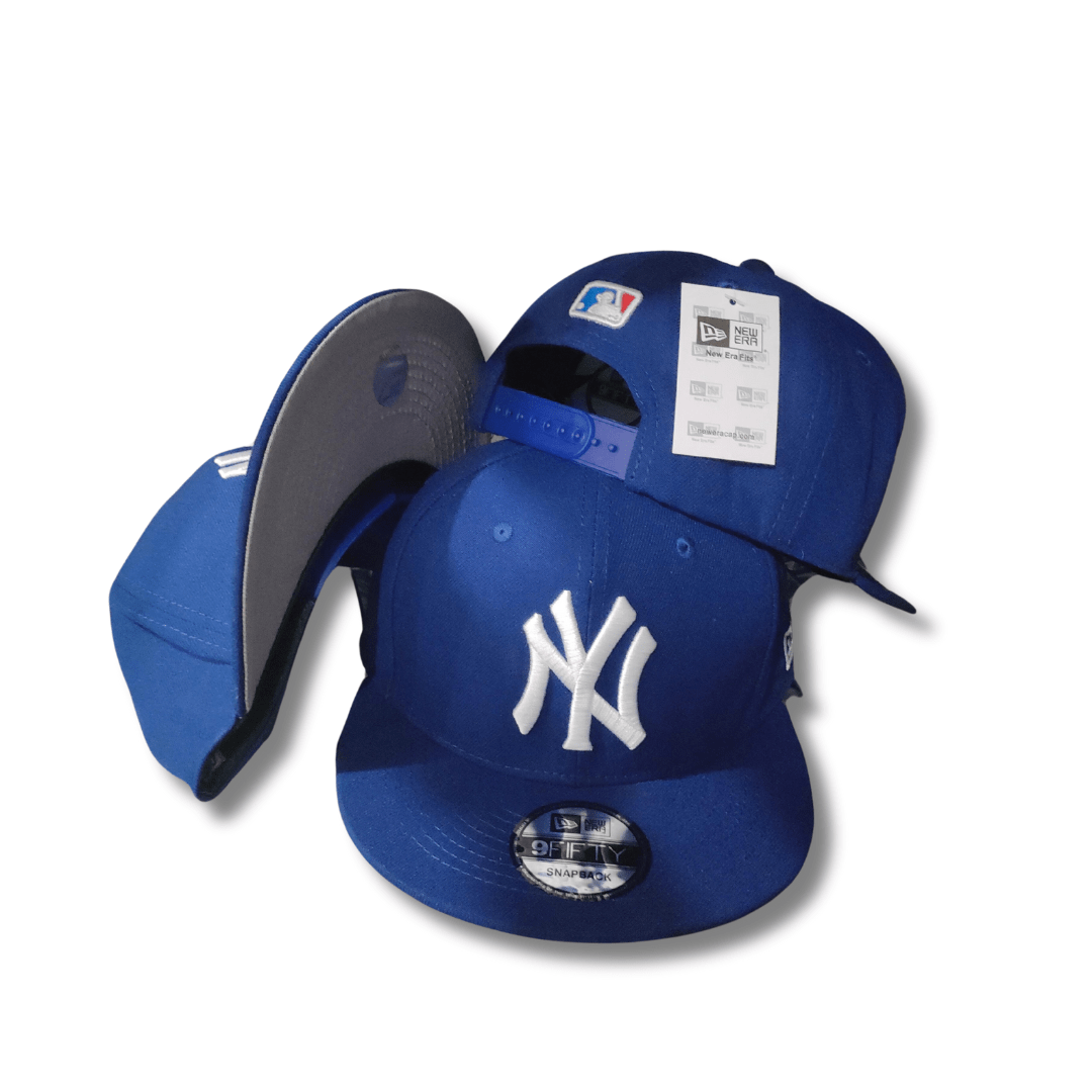 New York Yankees Royal Blue with White Embroidered Logo Snapback Cap