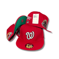Washington Nationals Red New Era 59FIFTY with Side Patches Cap