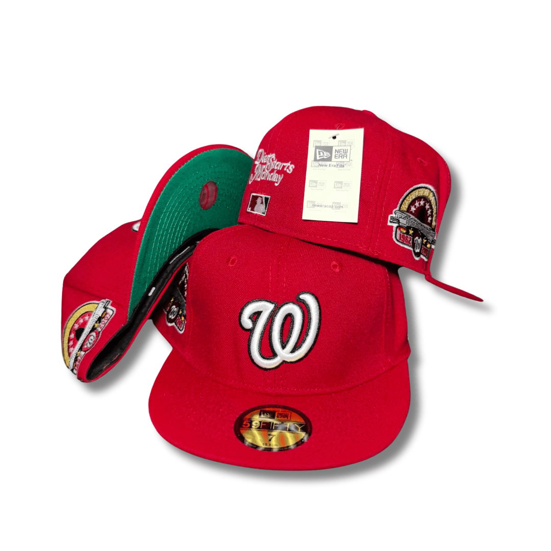 Washington Nationals Red New Era 59FIFTY with Side Patches Cap