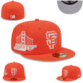 San Francisco Giants Golden Gate Hat with Gray Undervisor - Orange