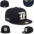 Texas 4:21 Navy Fitted Cap with Bold "TX" Embroidery and Side Tribute Detailing