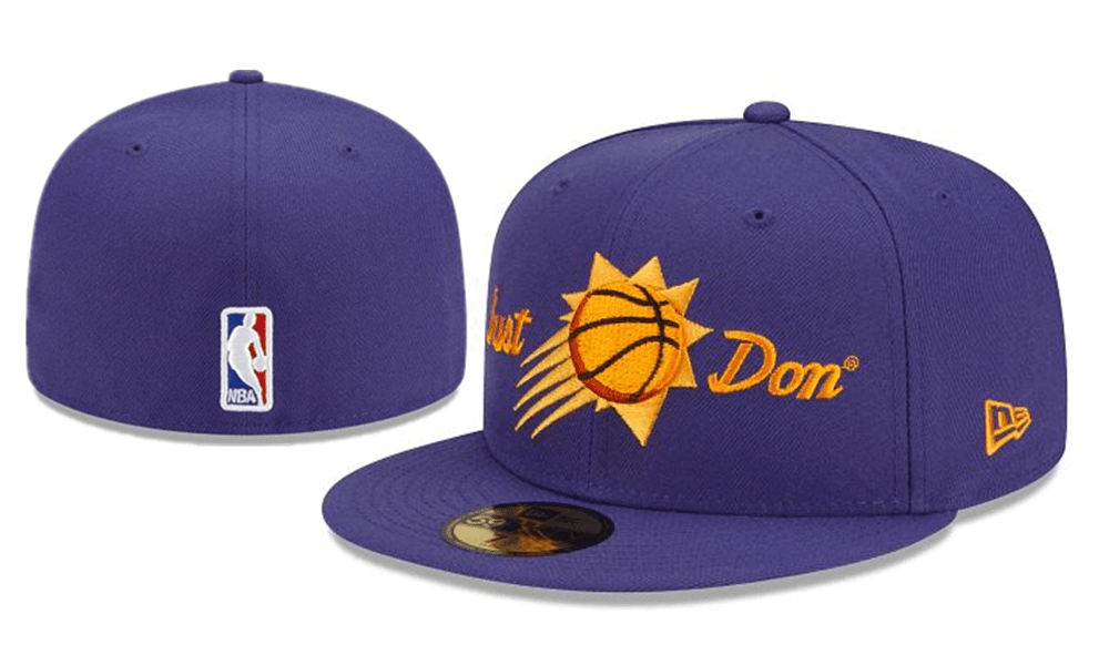 Phoenix Suns Just Don NBA Snapback Cap with Embroidered Logo - Purple