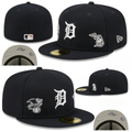 Detroit Tigers 1901 Heritage Fitted Hat - Navy
