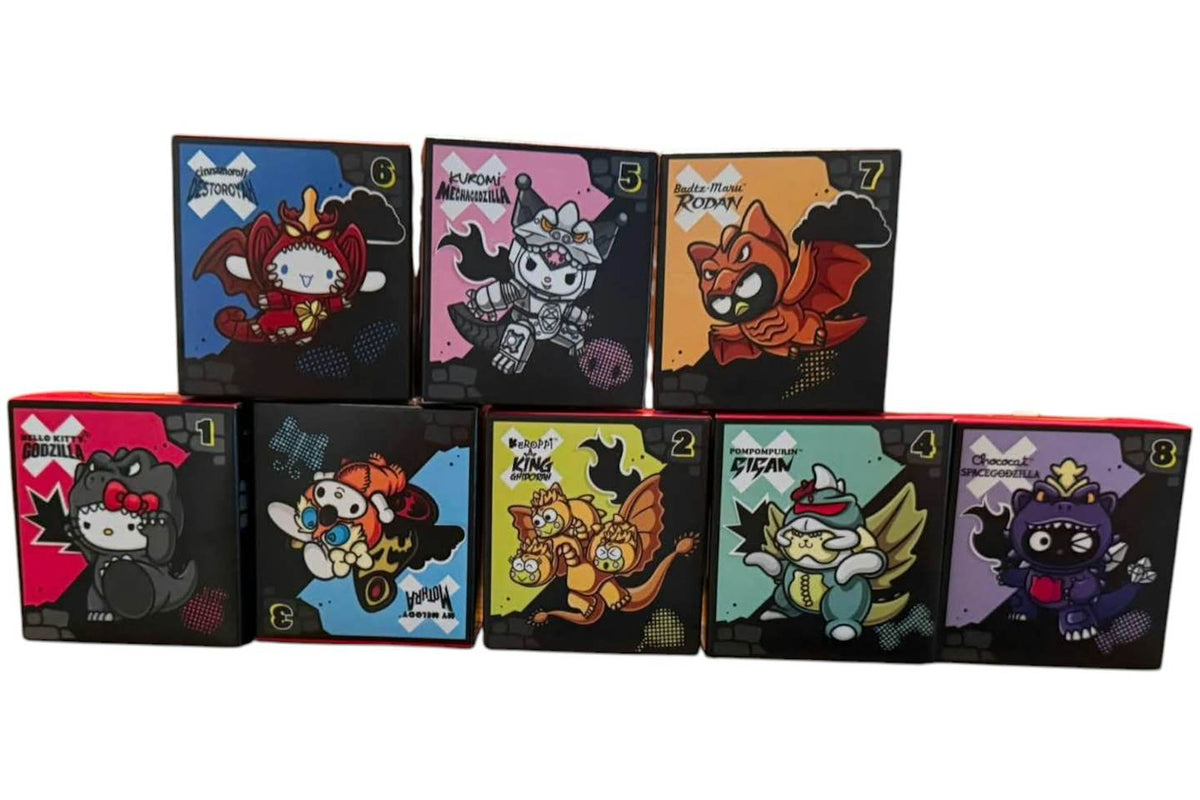 McDonald's Hello Kitty Godzilla Happy Meal Toys Complete Set