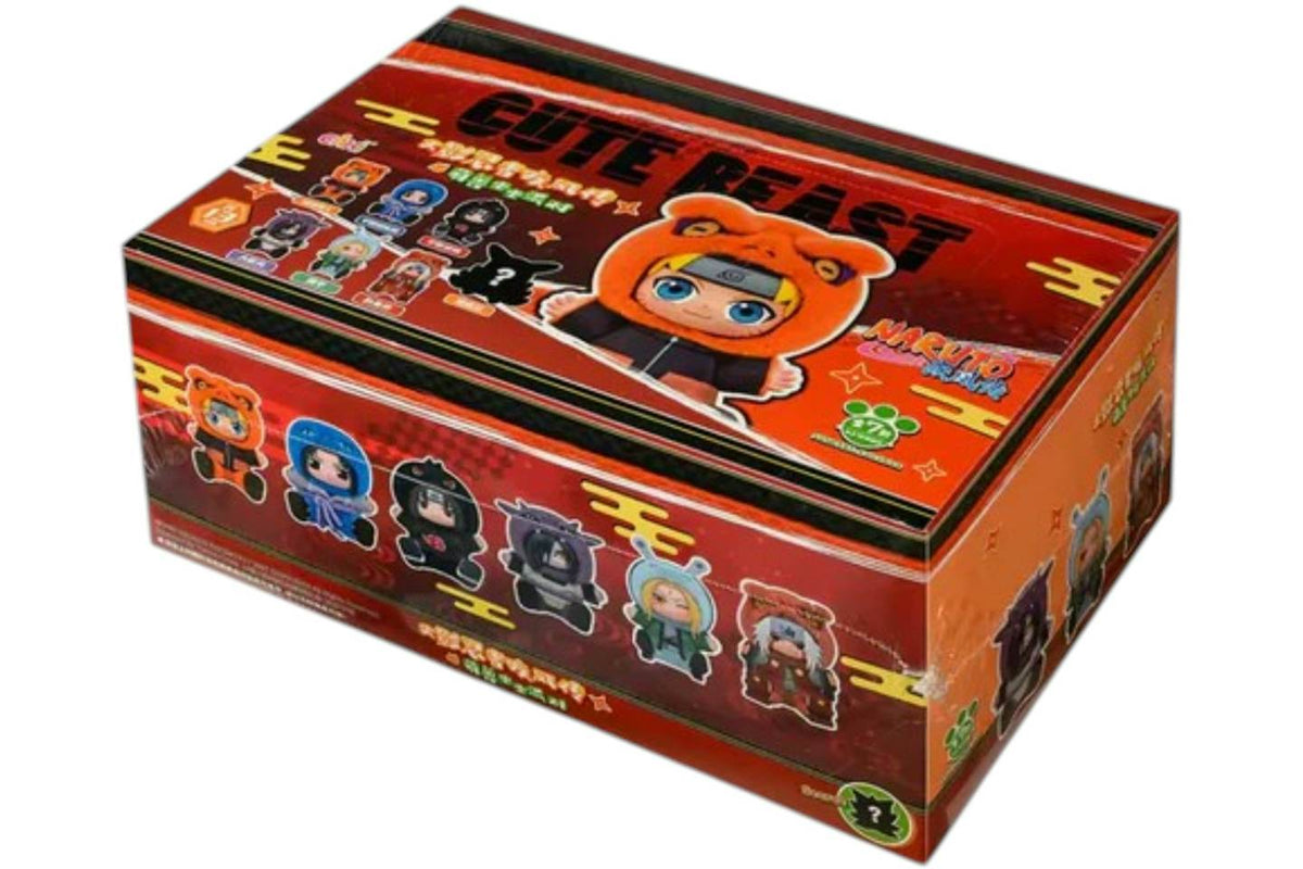 Miniso Top Toy Naruto Shippuden Beast Party Series 2 Plush Keychain Sealed Case (6 Blind Box)
