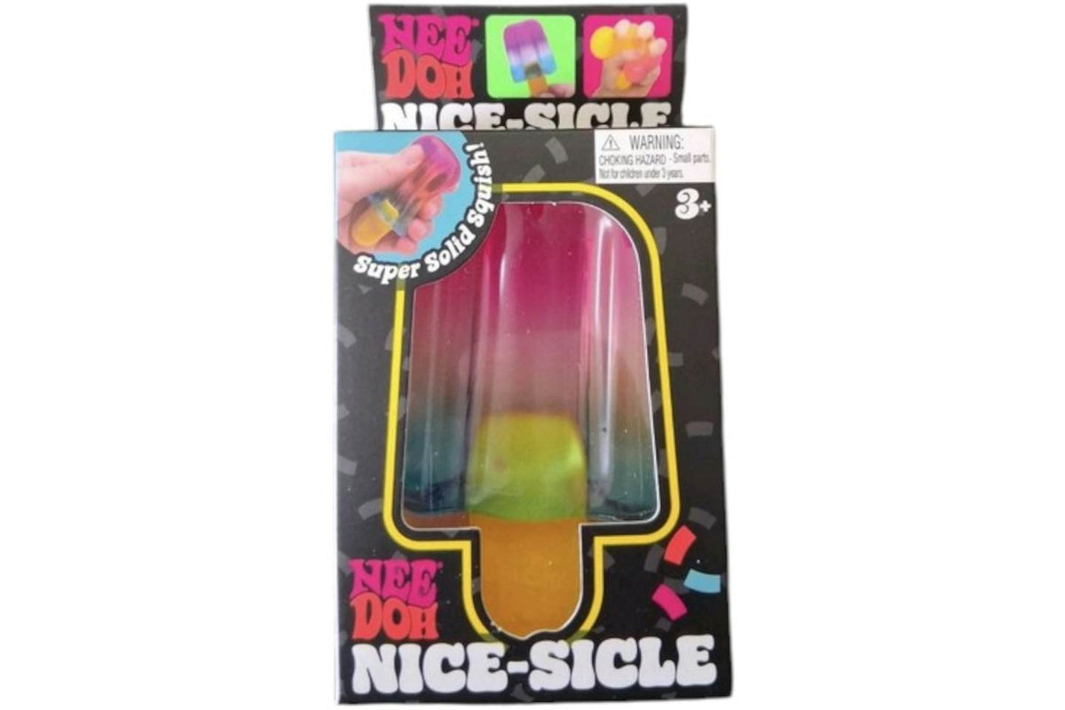 NeeDoh Nice-sicle Popsicle Squishy Fidget Toy Pink/ Blue