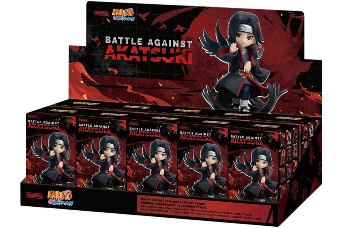 Pop Mart Naruto: Shippuden Series Battle Against Akatsuki Themed Figure Sealed Case (10 Blind Box) - view 1