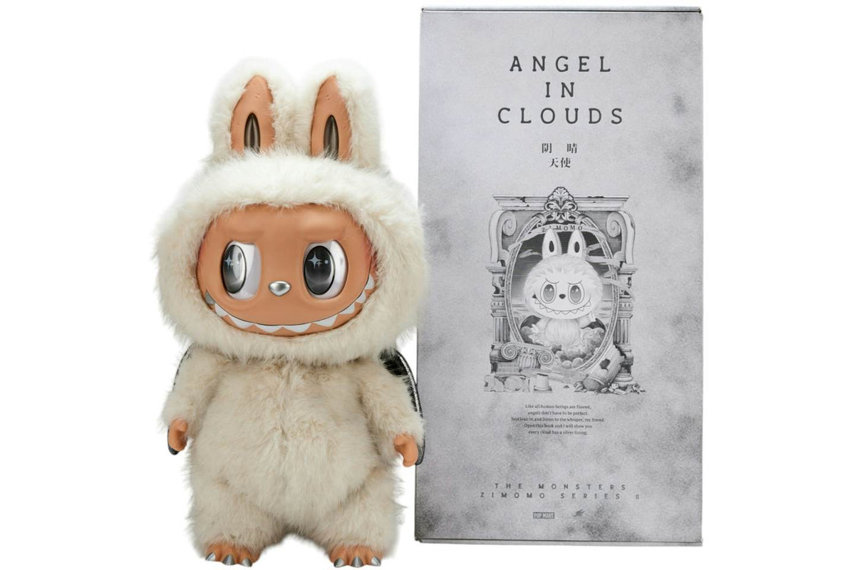 Pop Mart The Monsters Labubu Zimomo Angel in Clouds (with Tote) Figure - view 3