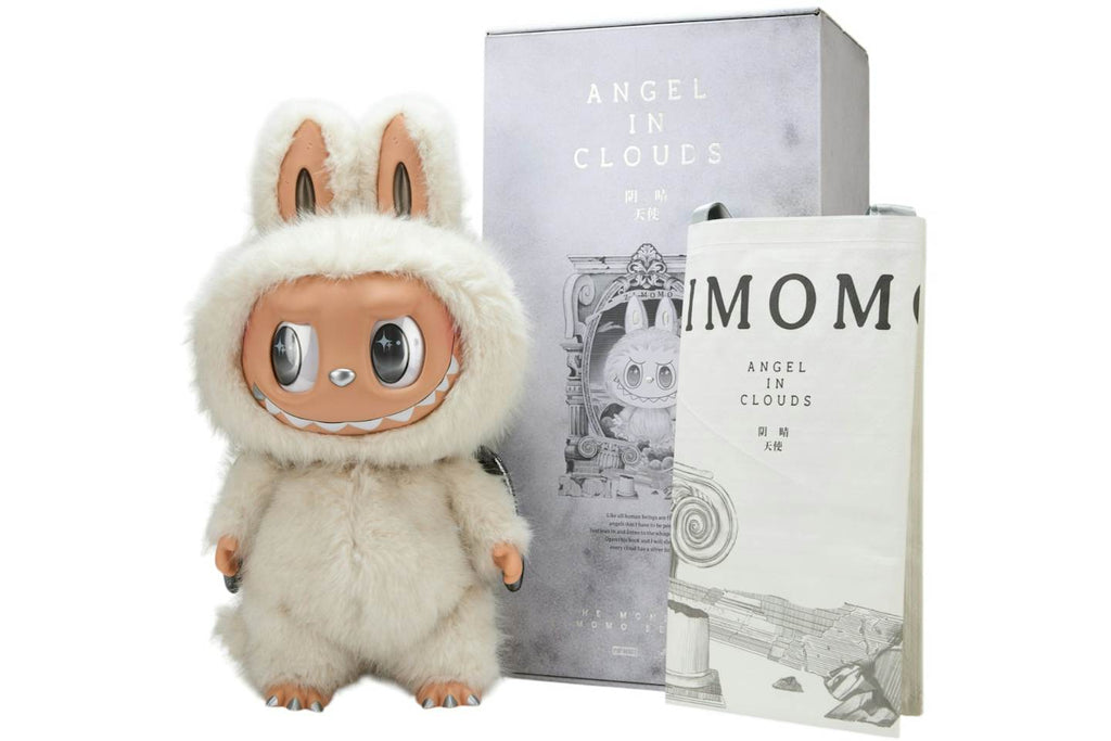 Pop Mart The Monsters Labubu Zimomo Angel in Clouds (with Tote) Figure - view 4