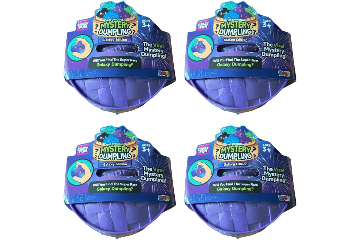 Squishy Bun The Original Mystery "Dumpling" (Galaxy Chase Version) Blind Box 4x Lot