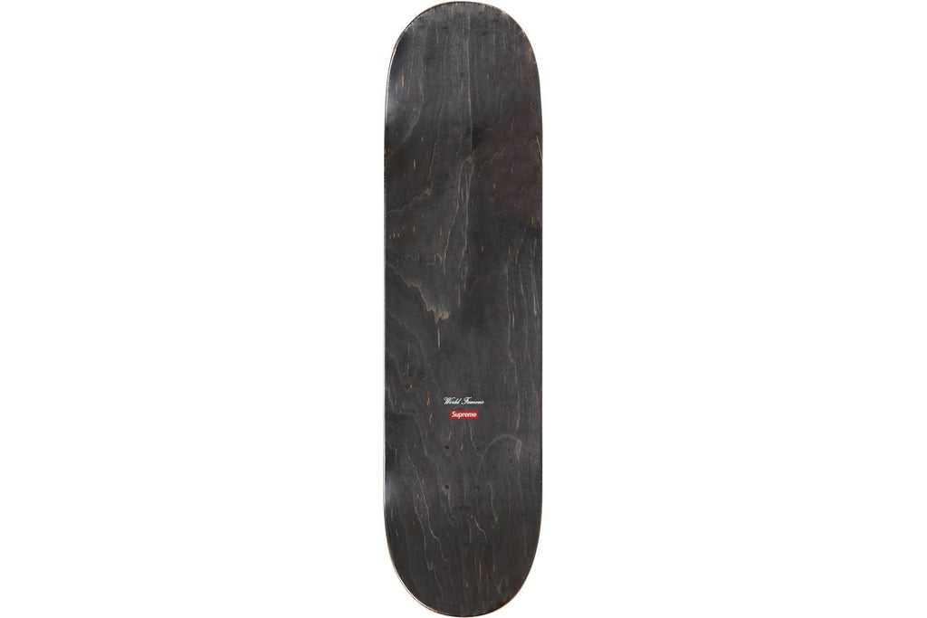 Supreme Distorted Logo Skateboard Deck Black - view 2