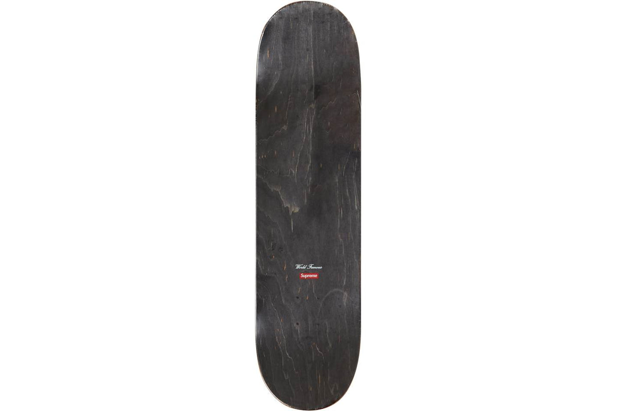 Supreme Distorted Logo Skateboard Deck Black - view 2