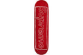 Supreme KAWS Chalk Logo Skateboard Deck Red