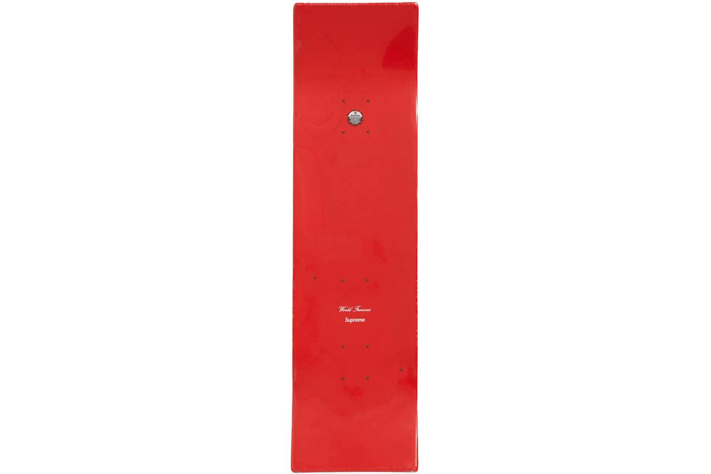 Supreme Uncut Box Logo Skateboard Deck Red - view 3