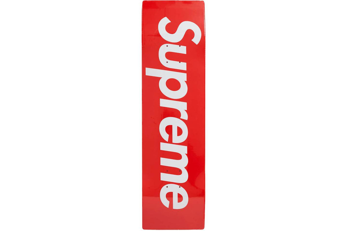Supreme Uncut Box Logo Skateboard Deck Red - view 1