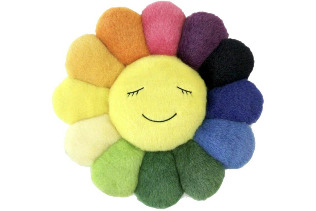 Takashi Murakami Flower Plush 30CM Rainbow/Yellow - view 2