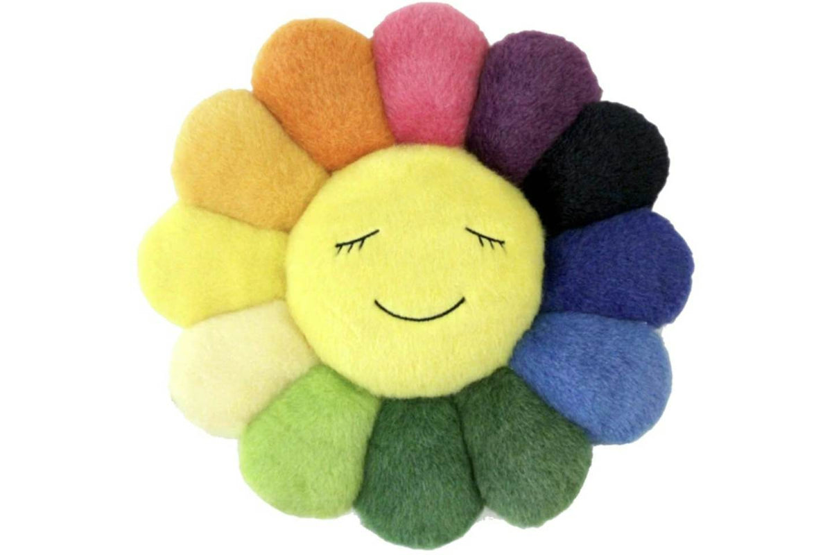Takashi Murakami Flower Plush 30CM Rainbow/Yellow - view 2