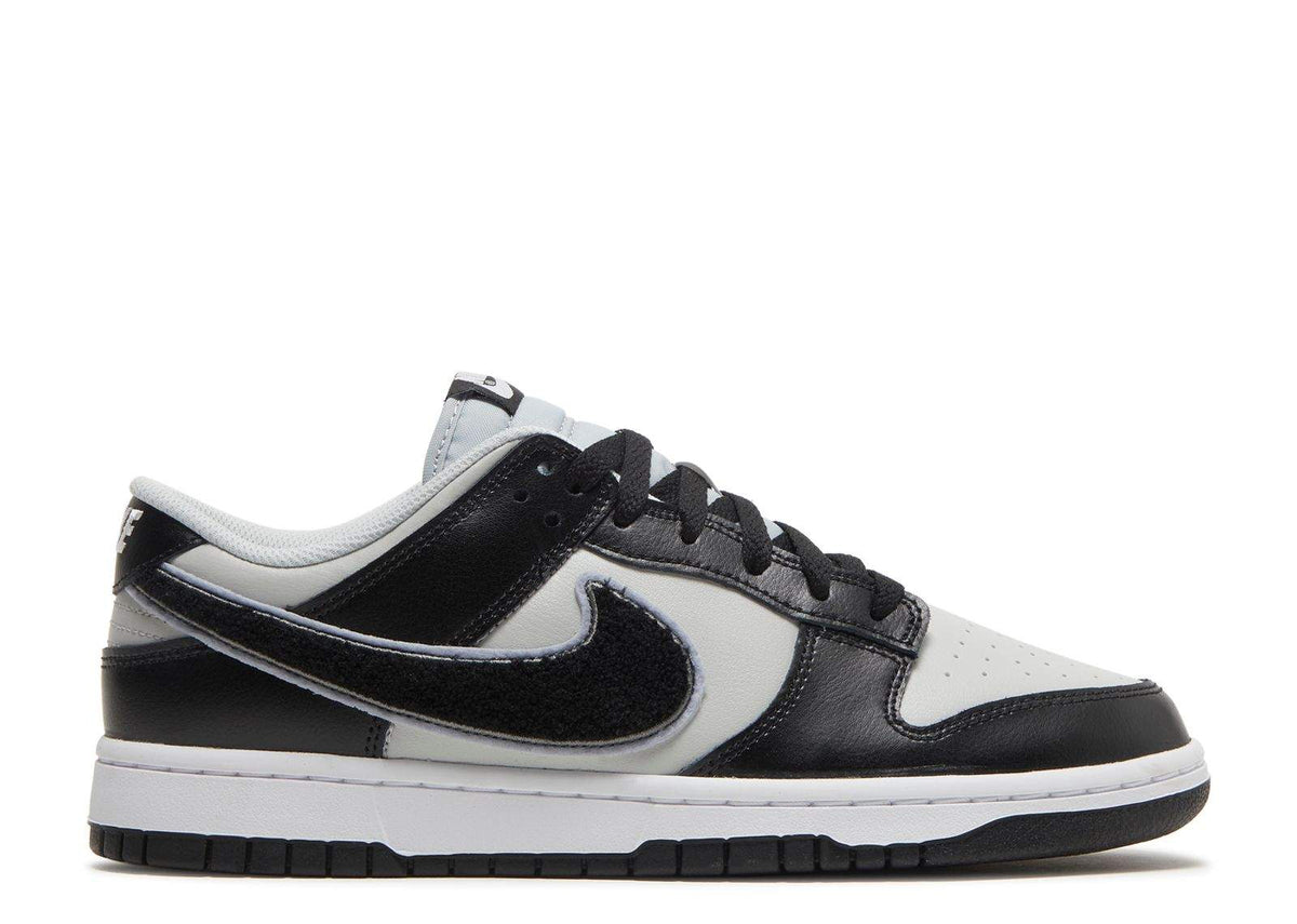 Nike Dunk Low 'Chenille Swoosh - Black Grey Fog' Sneakers