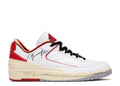 Off-White x Air Jordan 2 Retro Low SP 'White Varsity Red' Sneakers