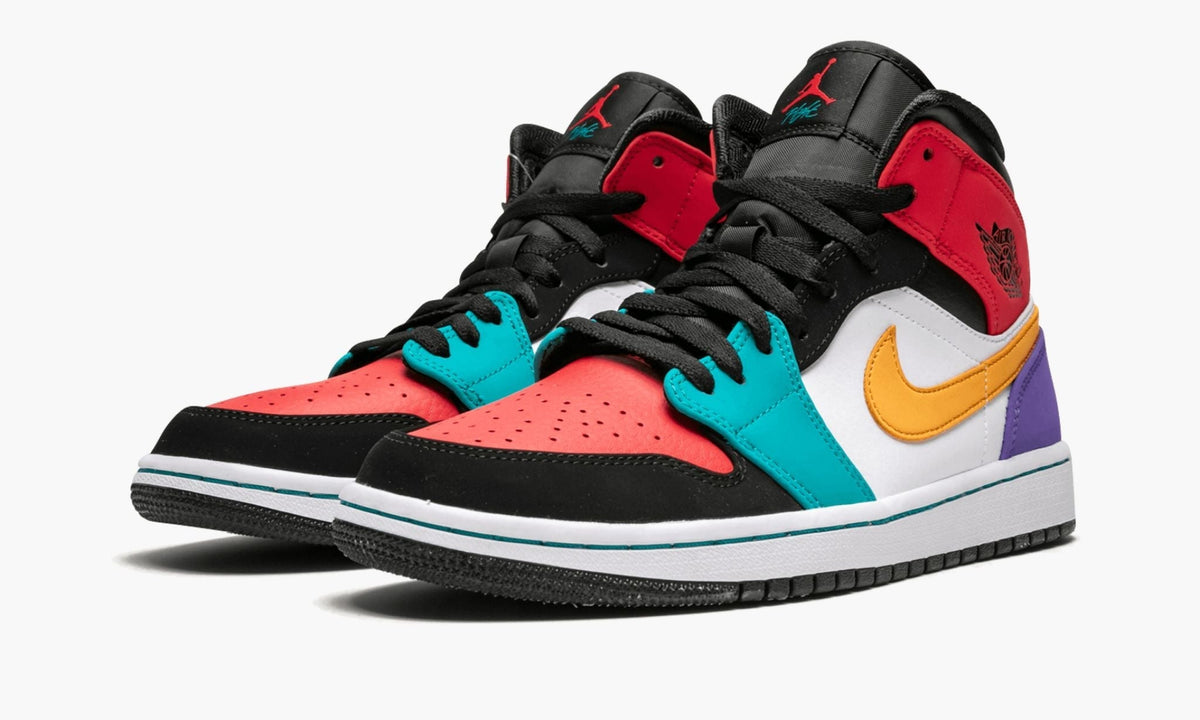 Air Jordan 1 Mid Multicolor Sneakers