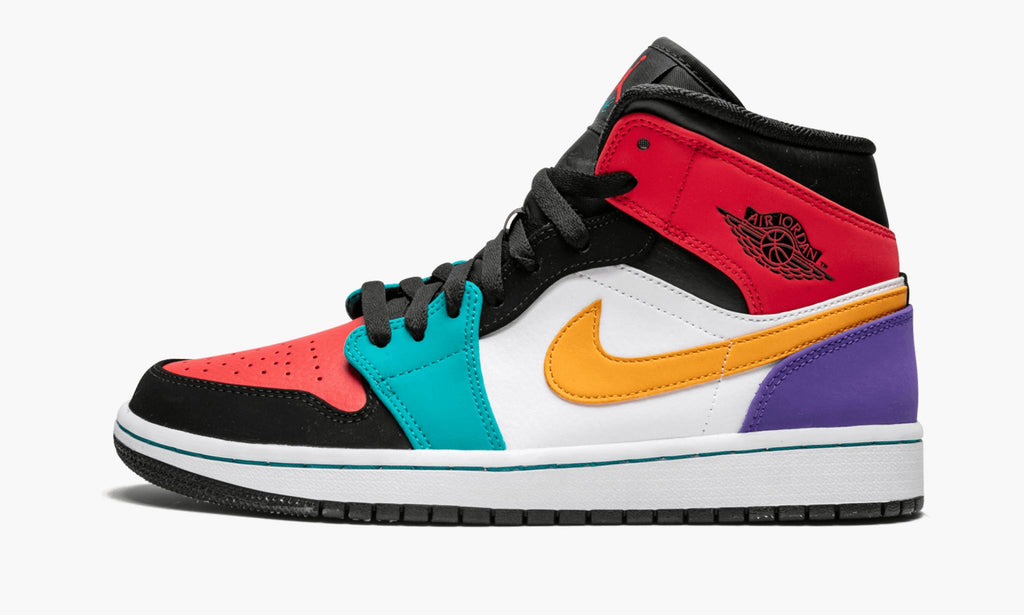 Air Jordan 1 Mid Multicolor Sneakers