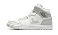 Air Jordan 1 Mid White Camo Sneakers