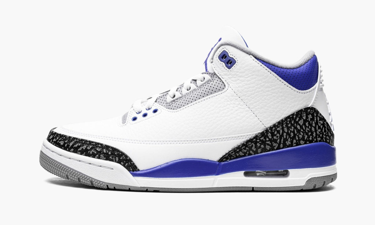 Air Jordan 3 Retro "Racer Blue" Sneakers