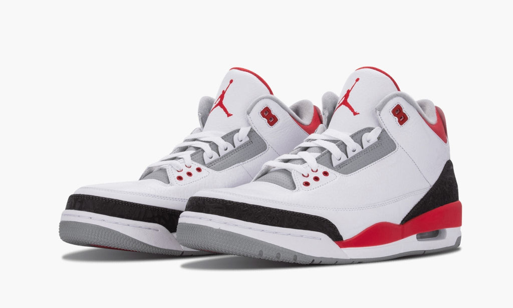 Air Jordan 3 Retro Fire Red Sneakers