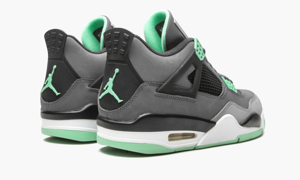 Air Jordan 4 Retro "Green Glow" Sneakers