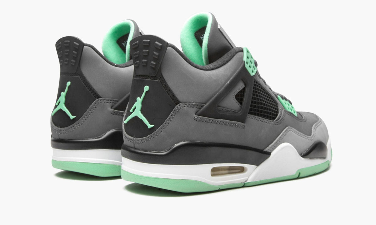 Air Jordan 4 Retro "Green Glow" Sneakers