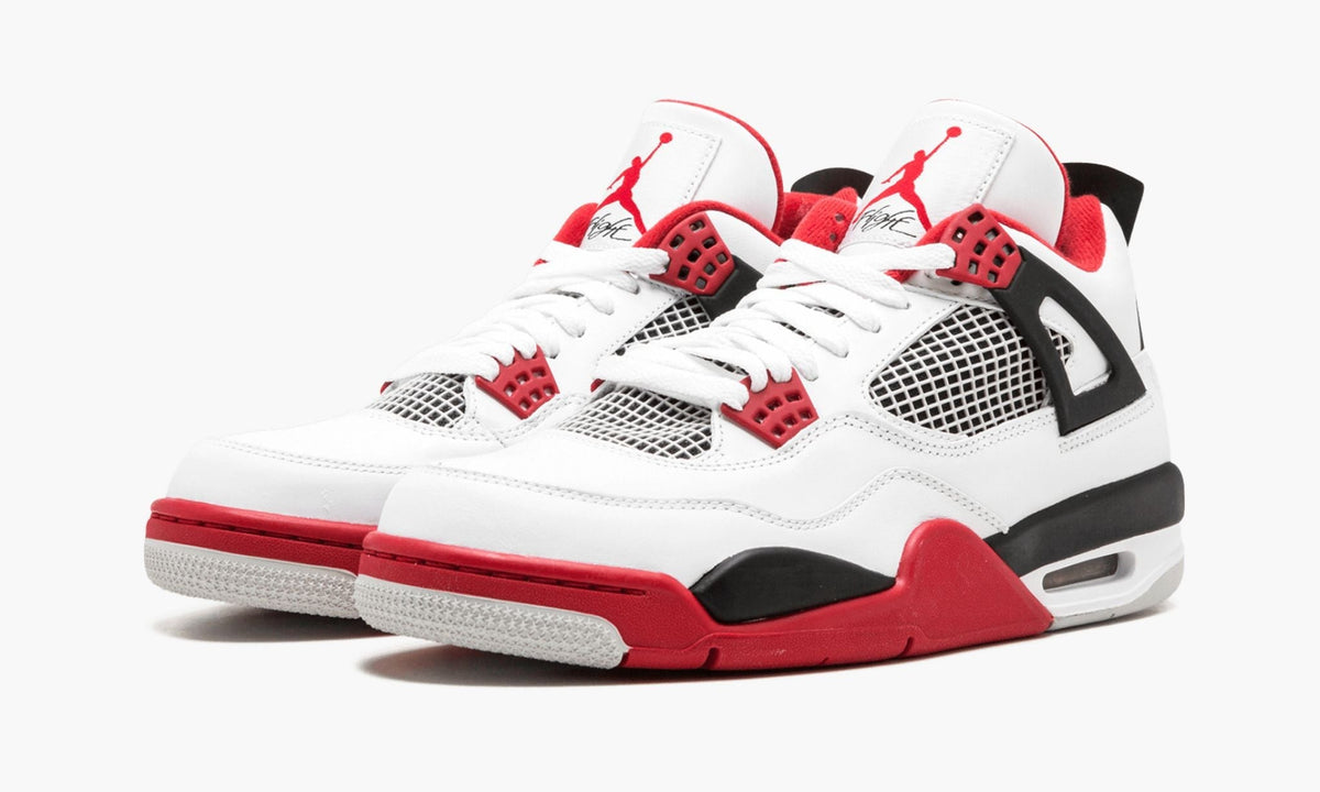 Air Jordan 4 Retro Fire Red Sneakers