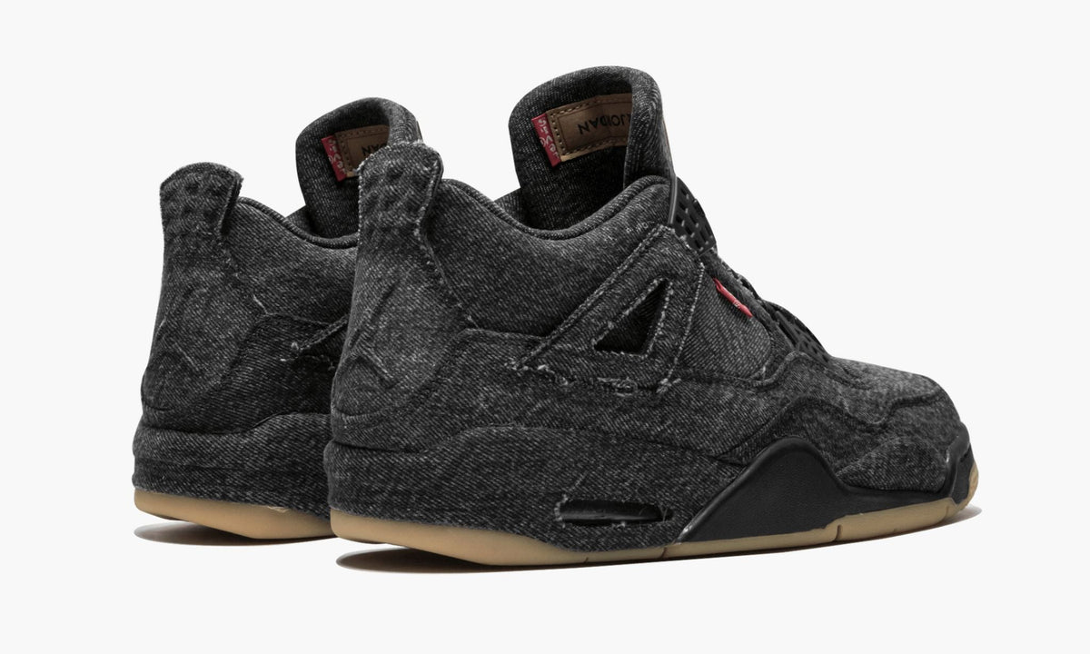Air Jordan 4 Retro Levis NRG Black Levis Sneakers
