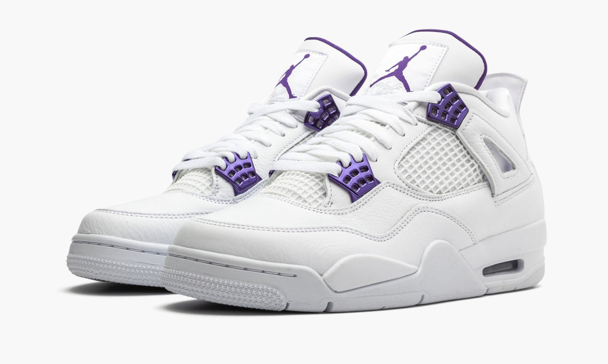 Air Jordan 4 Retro Metallic Pack - Purple Sneakers