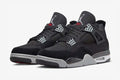 Air Jordan 4 Retro SE Black Canvas Sneakers