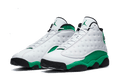Jordan 13 Retro White Lucky Green Sneakers
