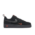Nike Air Force 1 07 LV8 Reflective Swoosh Black Crimson Sneakers